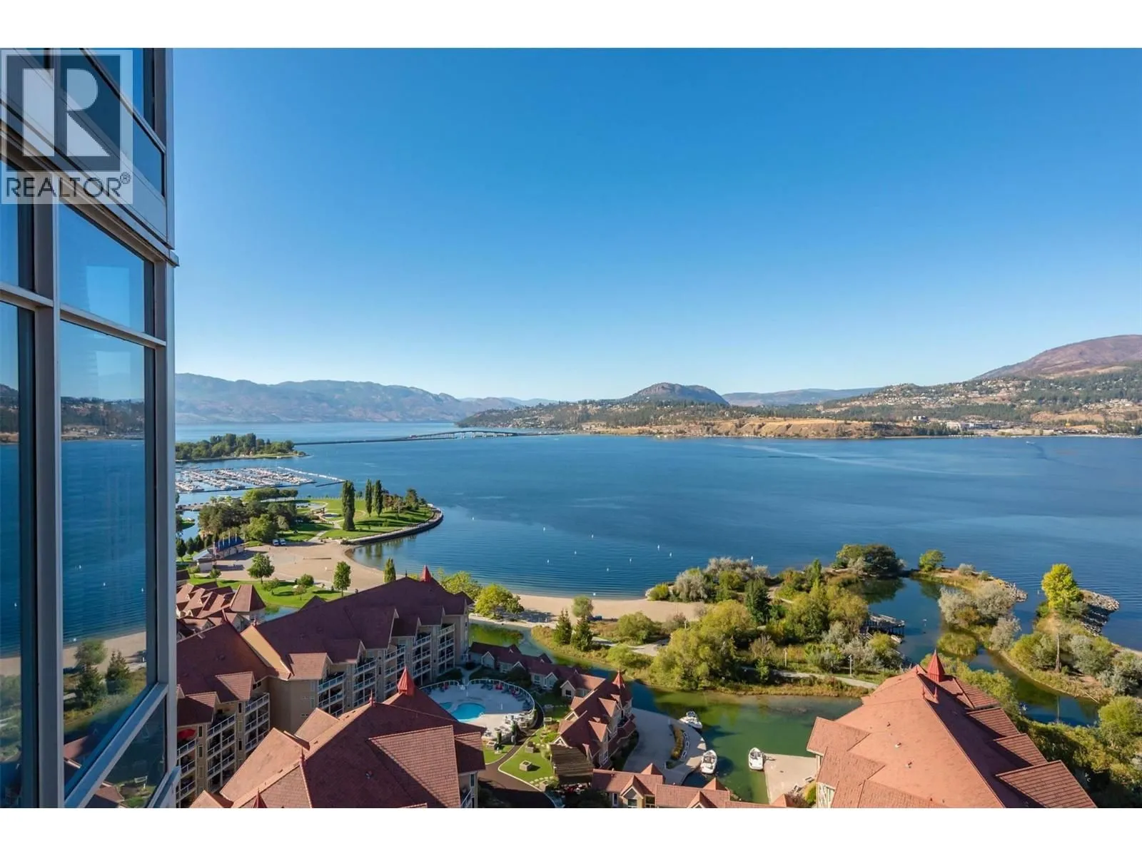 The view from 2408 · 1075 Sunset Drive, Kelowna